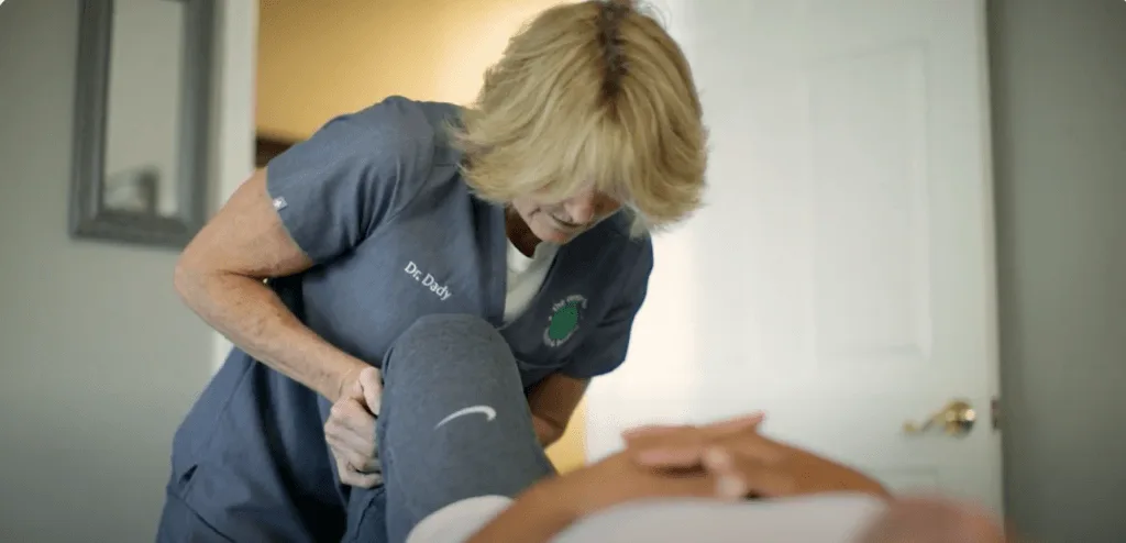 Dr. Dady providing chiropractic care in Marietta GA. Family chiropractor Marietta GA